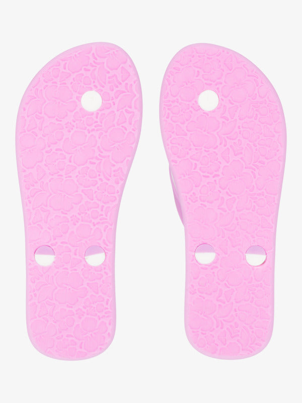 Load image into Gallery viewer, Roxy Kids&#39; Tahiti Flip Flops Pink ARGL100279-PNK
