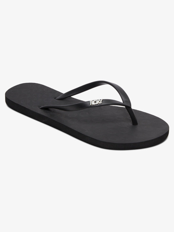 Load image into Gallery viewer, Roxy Women's Viva Iv Flip-Flops Black Smooth ARJL100663-BSM
