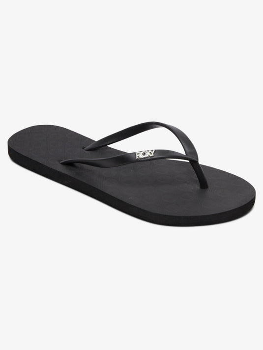 Roxy Women's Viva Iv Flip-Flops Black Smooth ARJL100663-BSM