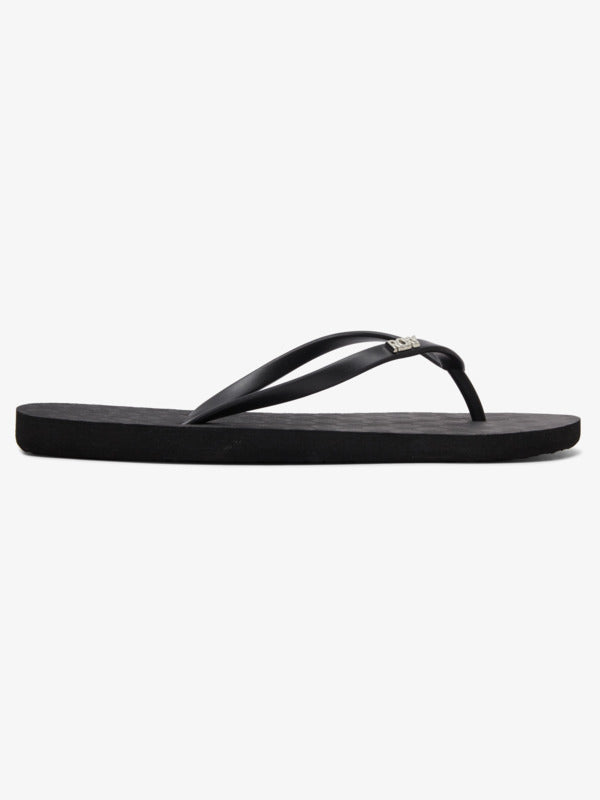 Load image into Gallery viewer, Roxy Women's Viva Iv Flip-Flops Black Smooth ARJL100663-BSM
