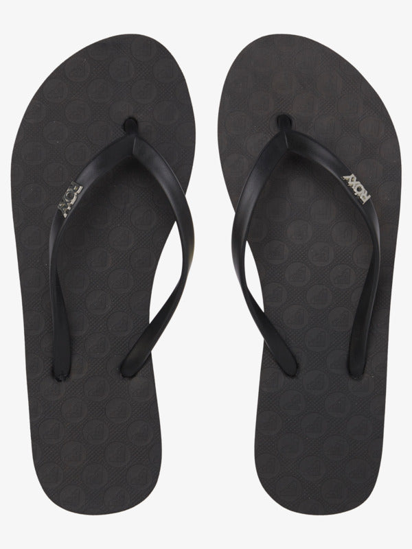 Load image into Gallery viewer, Roxy Women's Viva Iv Flip-Flops Black Smooth ARJL100663-BSM
