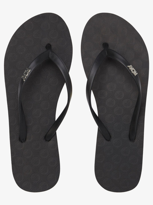 Roxy Women's Viva Iv Flip-Flops Black Smooth ARJL100663-BSM