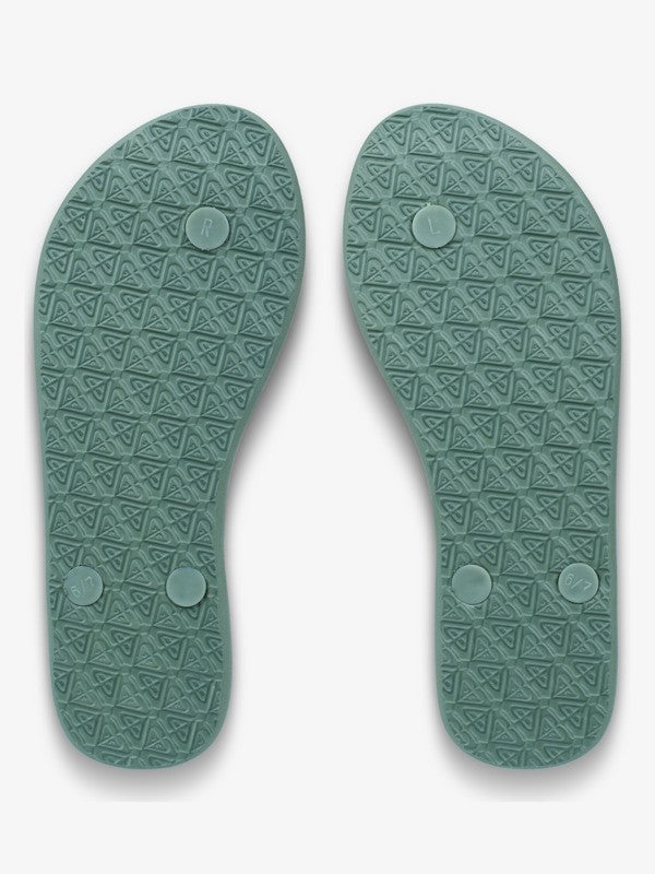 Load image into Gallery viewer, Roxy Women's Viva Iv Flip-Flops Oil Green ARJL100663-OGN
