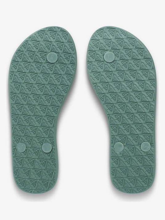 Roxy Women's Viva Iv Flip-Flops Oil Green ARJL100663-OGN