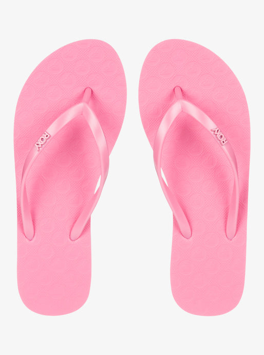 Roxy Women's Viva Flip Flops Pink Carnation ARJL100663-PCA