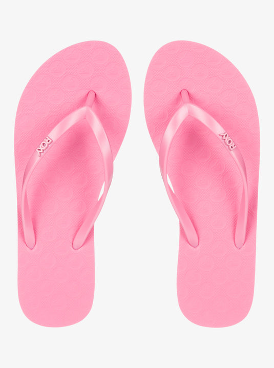 Roxy Women's Viva Flip Flops Pink Carnation ARJL100663-PCA