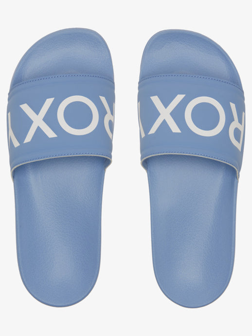 Roxy Women's Slippy Slider Sandals Baha Blue ARJL100679-BAJ