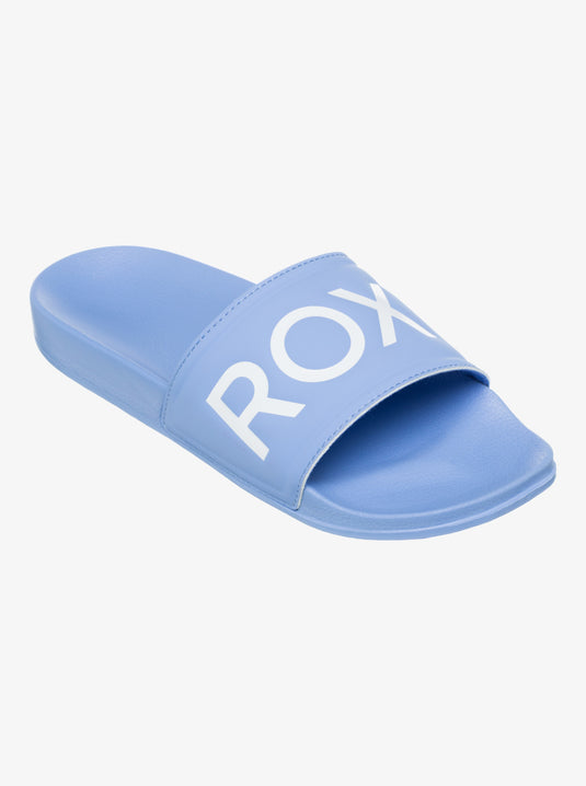 Roxy Slippy Slider Sandals Blue Mist ARJL100679-BM5