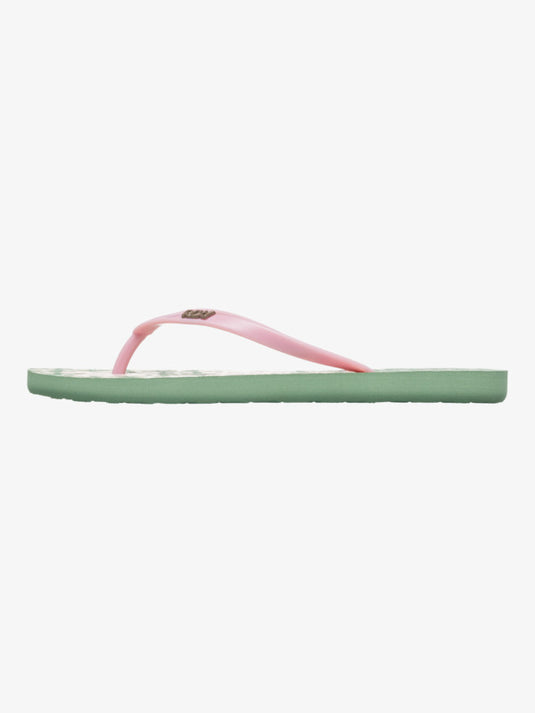 Roxy Viva Stamp II Flip Flops Sage ARJL100683-SAG