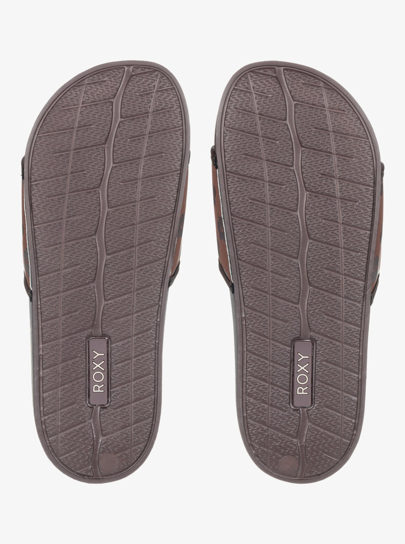 Load image into Gallery viewer, Roxy Women&#39;s Slippy Sandals Iv Brown Combo ARJL100909-BNC
