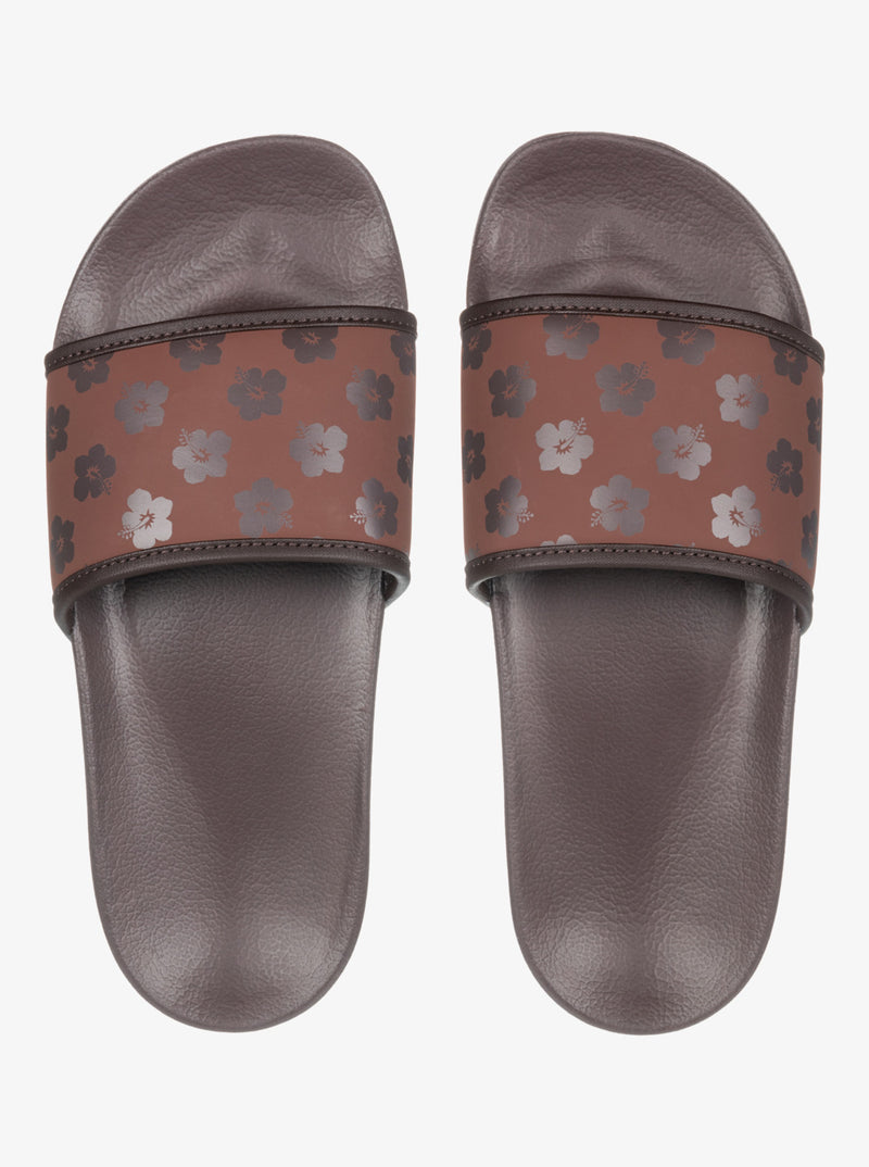 Load image into Gallery viewer, Roxy Women&#39;s Slippy Sandals Iv Brown Combo ARJL100909-BNC
