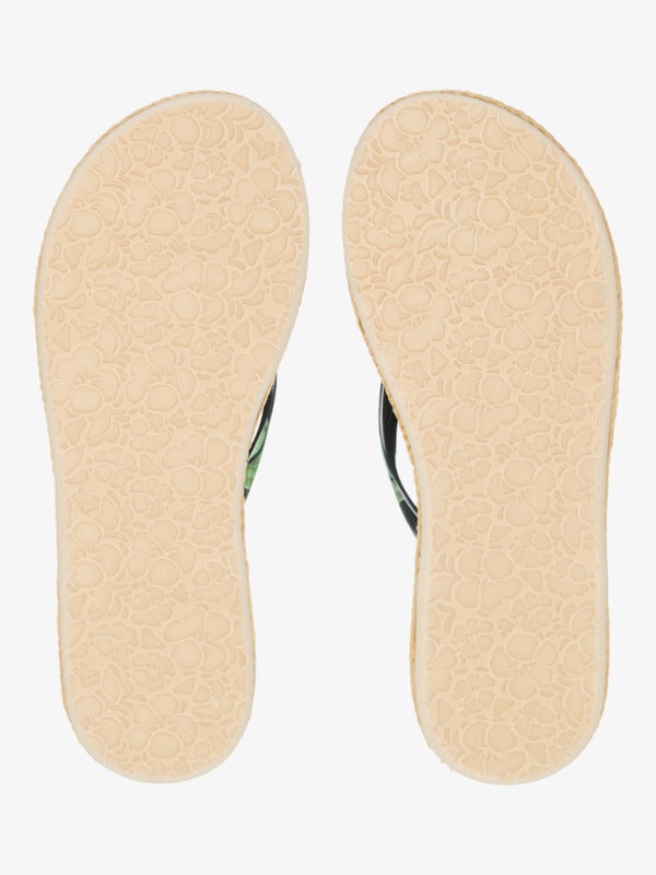 Load image into Gallery viewer, Roxy Women&#39;s South Beach Sandals Black Print ARJL101004-BPT
