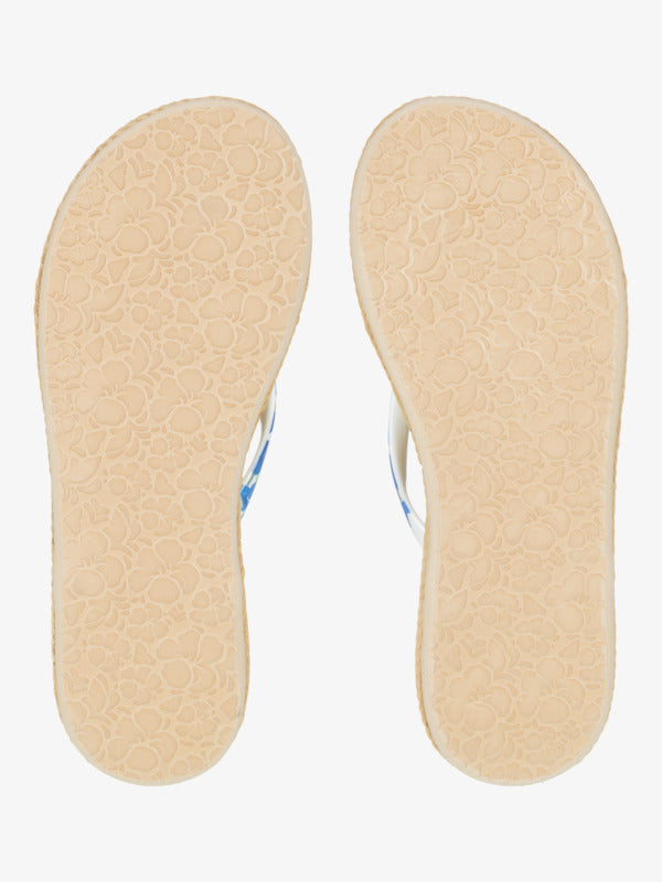 Load image into Gallery viewer, Roxy Women&#39;s South Beach Sandals Moonlight Blue/White ARJL101004-MBW
