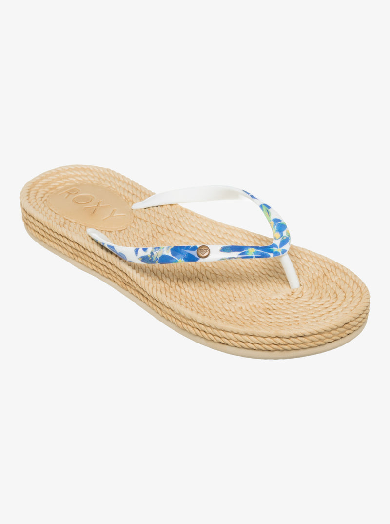 Load image into Gallery viewer, Roxy Women&#39;s South Beach Sandals Moonlight Blue/White ARJL101004-MBW

