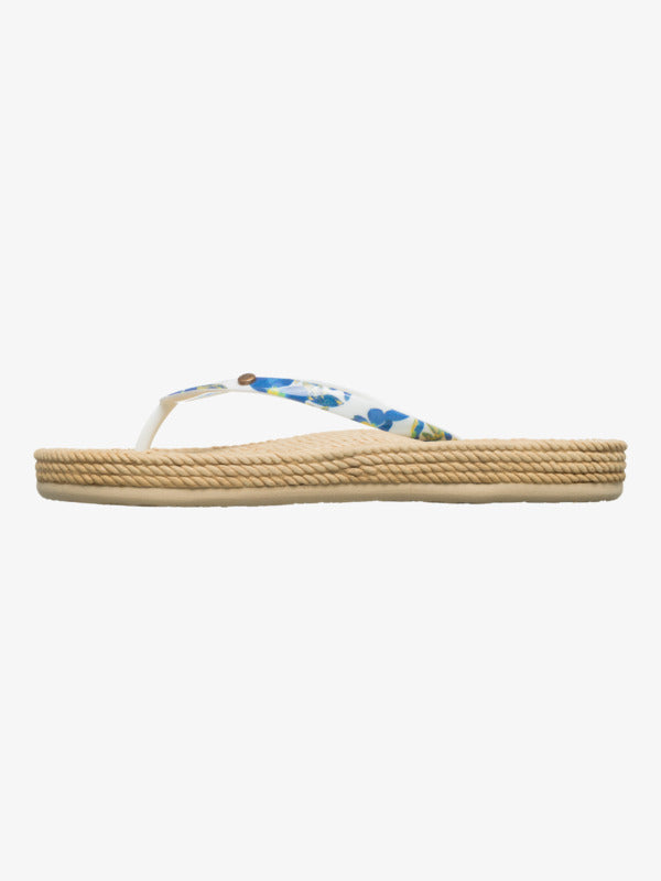 Load image into Gallery viewer, Roxy Women&#39;s South Beach Sandals Moonlight Blue/White ARJL101004-MBW
