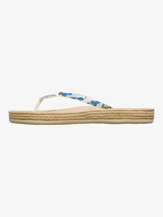 Roxy Women's South Beach Sandals Moonlight Blue/White ARJL101004-MBW