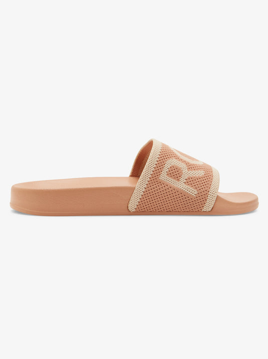 Roxy Women's Slippy Knit Sandals Wheat/Turkish Coffee ARJL101127-TTC