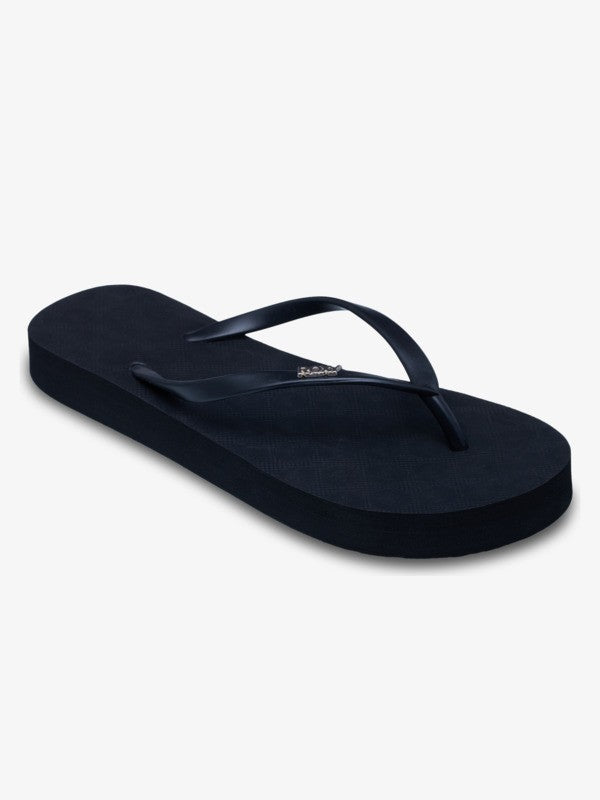 Load image into Gallery viewer, Roxy Women's Viva Higher Platform Flip Flops Black ARJL101134-BLK
