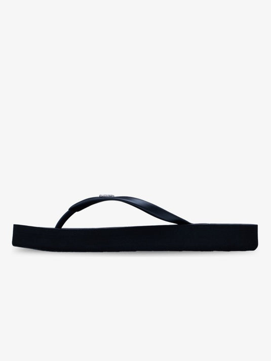 Roxy Women's Viva Higher Platform Flip Flops Black ARJL101134-BLK