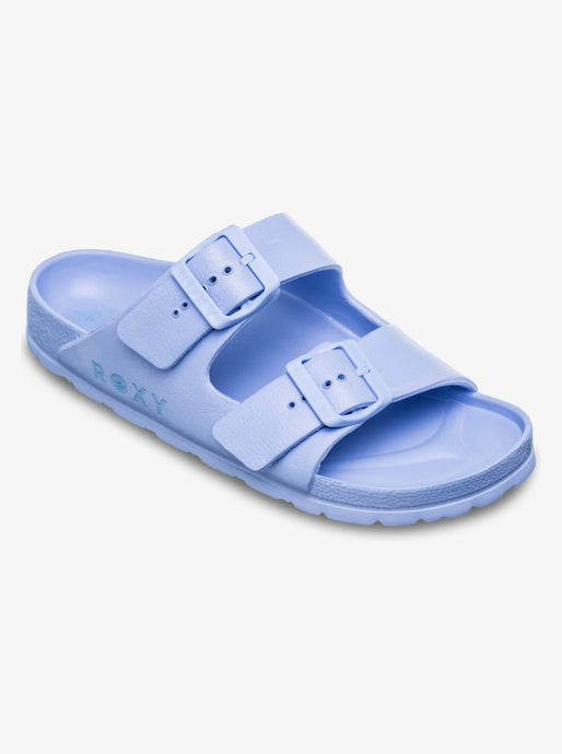 Roxy Women's Kattie Sliders Blue Mist ARJL101228-BM5