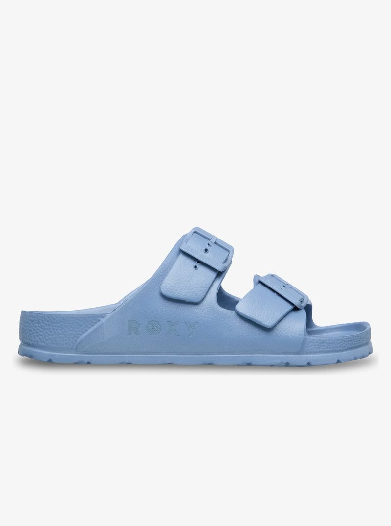 Load image into Gallery viewer, Roxy Women's Kattie Sliders Rain Washed ARJL101228-BMN0

