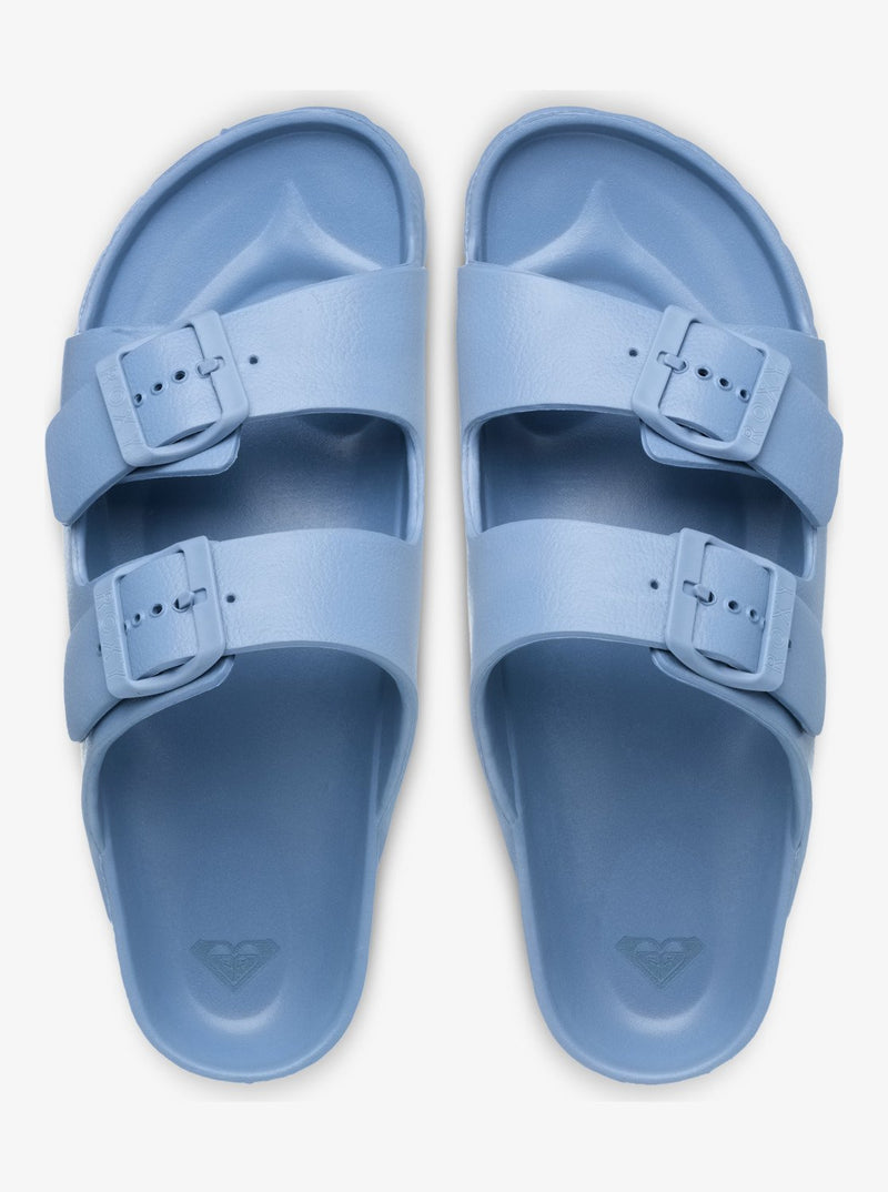 Load image into Gallery viewer, Roxy Women's Kattie Sliders Rain Washed ARJL101228-BMN0
