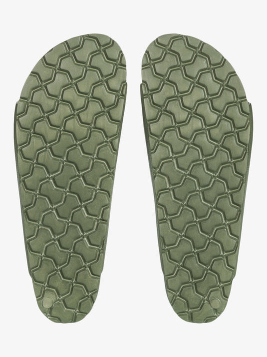 Roxy Women's Kattie Sliders Oil Green ARJL101228-OGN