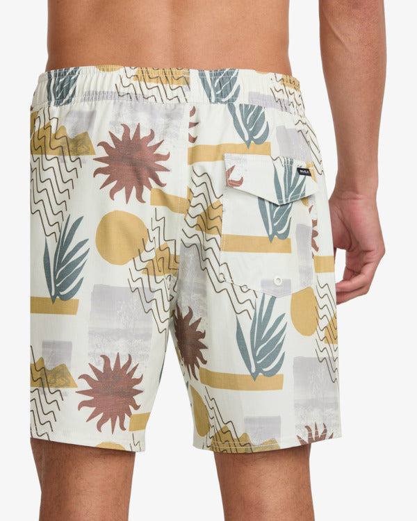 Load image into Gallery viewer, RVCA Men&#39;s Atlas 17&quot; Elastic Swim Shorts Natural AVYBS00293-NAT
