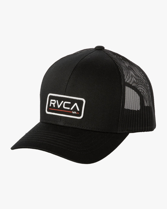 Rvca Men's Ticket Trucker Cap Black AVYHA00462-BBK
