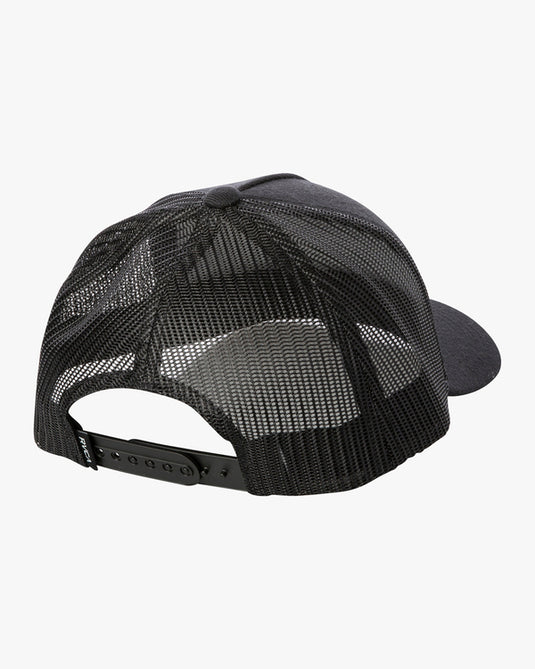 RVCA Men's VA Atw Trucker Cap Black AVYHA00465-BLK
