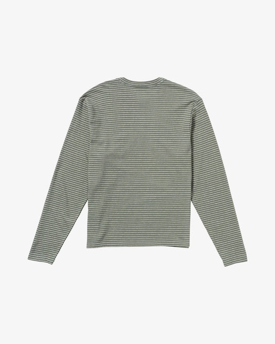 RVCA Men's Vacancy Long Sleeve T-Shirt Sage Leaf AVYKT00313-SLE