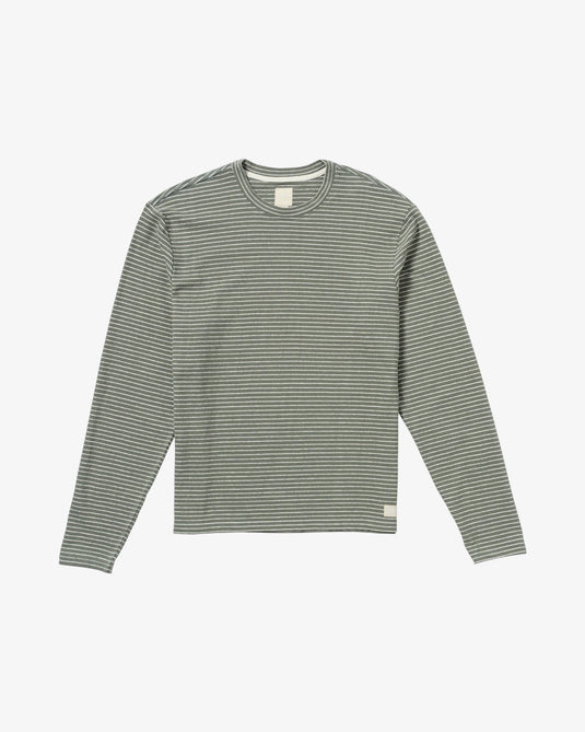 RVCA Men's Vacancy Long Sleeve T-Shirt Sage Leaf AVYKT00313-SLE