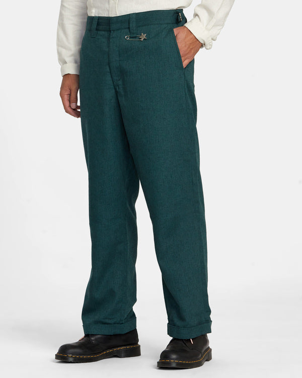 Load image into Gallery viewer, RVCA Spun Spirit Studio Chinos Pants Deep Forest AVYNP00216-GTP0
