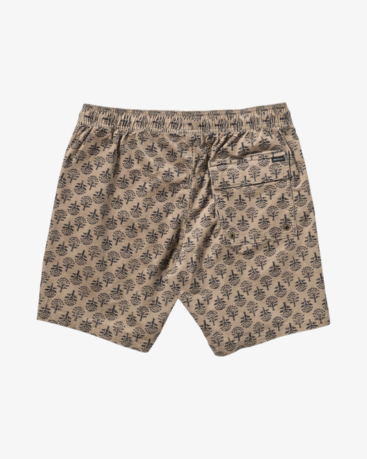 RVCA Men's Escape Elastic Waist Cord Walkshorts Sand AVYWS00366-SAN