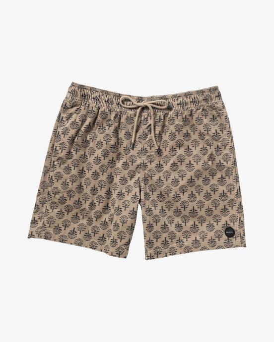 RVCA Men's Escape Elastic Waist Cord Walkshorts Sand AVYWS00366-SAN