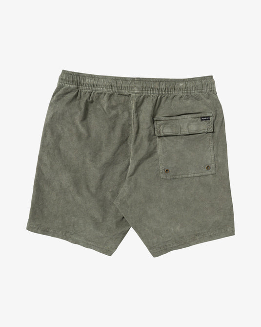RVCA Men's Escape Elastic Waist Cord Walkshorts Sage Leaf AVYWS00366-SLE