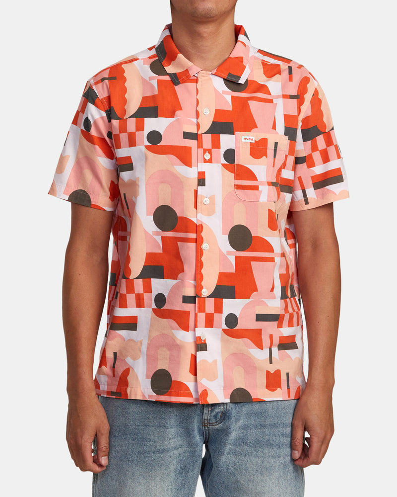 Load image into Gallery viewer, RVCA Jesse Brown SS Shirt Multi AVYWT00378-MUL
