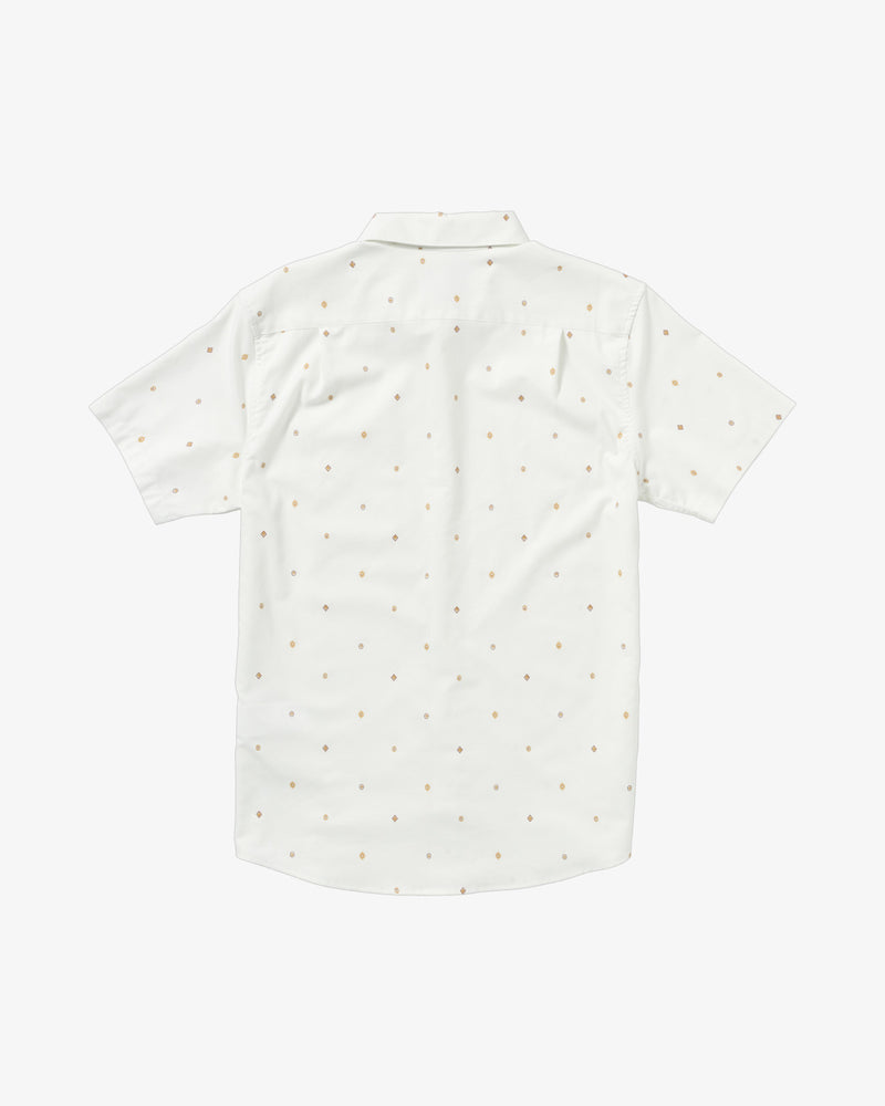 Load image into Gallery viewer, RVCA Men&#39;s Thatll Do Print Short Sleeve Shirt Natural AVYWT00474_NAT
