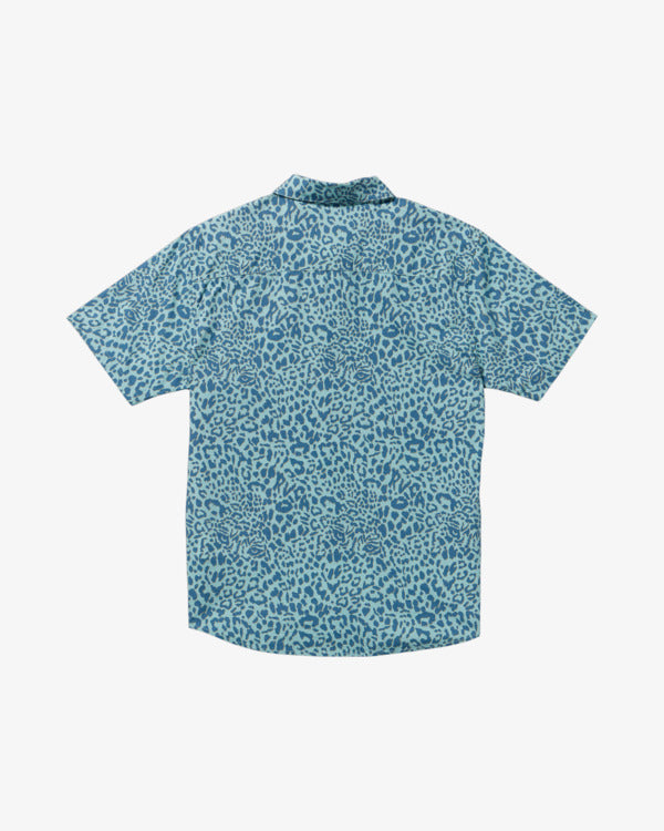 Load image into Gallery viewer, RVCA Men&#39;s Anytime Short Sleeve Shirt Blue Haze AVYWT00489-BN4
