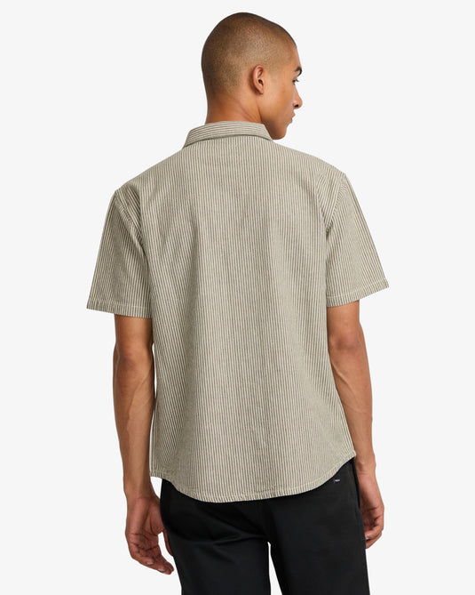 RVCA Men's Dayshift Shirt Fatigue AVYWT00496_FAT