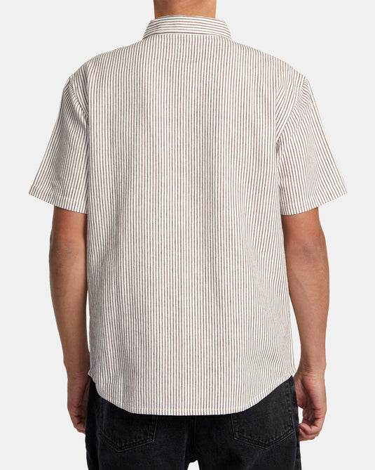 RVCA Men's Dayshift Shirt Natural AVYWT00496_NAT