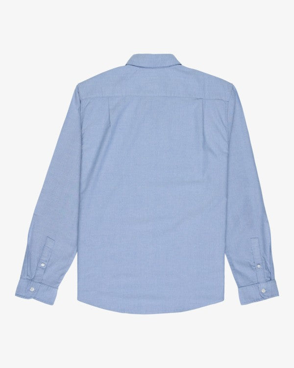 Load image into Gallery viewer, RVCA Men's Thatll Do - Long Sleeves Shirt Oxford Blue AVYWT00543-OXBL
