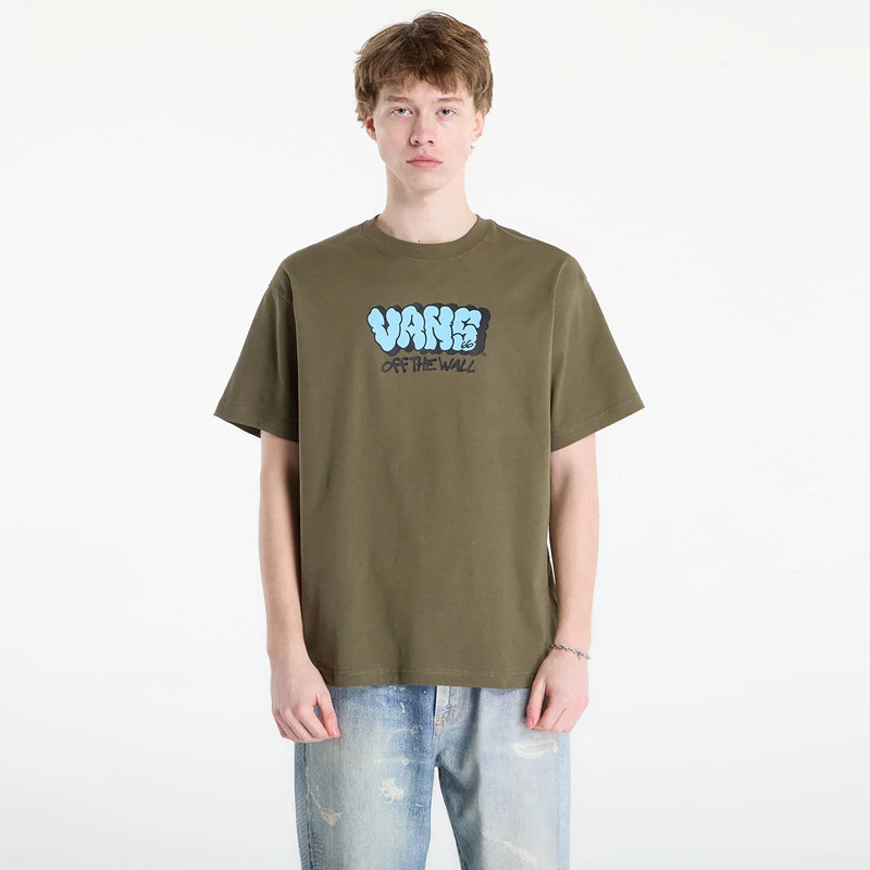 Load image into Gallery viewer, Vans Men's Graff Loose T-Shirt Mossy Olive VN000VYBFR1
