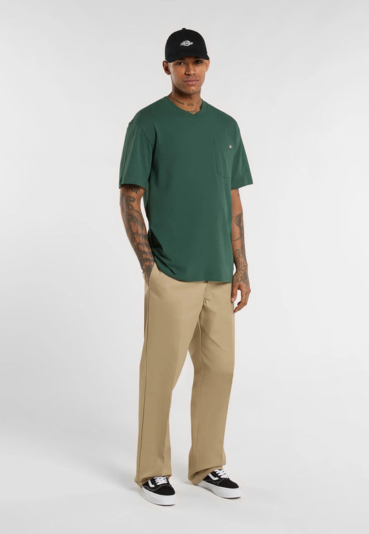 Dickies Men's Luray Pocket T-Shirt Pine Needle Green DK0A4YFCPIN1