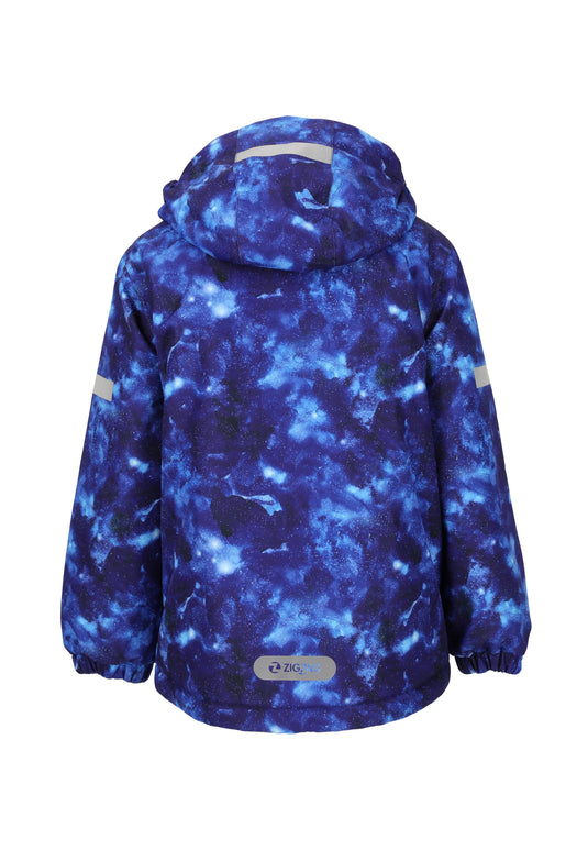 Zig Zag Kid's Funzone Printed Ski Jacket (6-12 Years) Surf The Web Z253004-2047