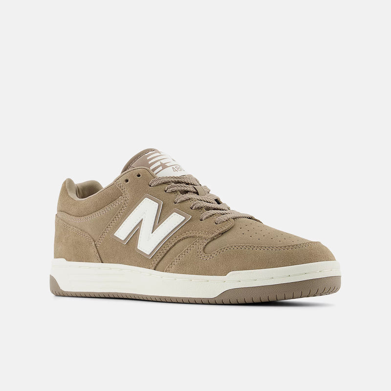 Load image into Gallery viewer, New Balance Unisex 480 Shoes Mushroom/Sea Salt BB480LDT
