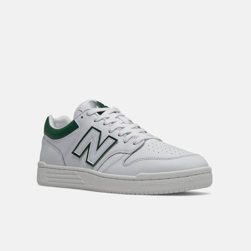 Load image into Gallery viewer, New Balance Unisex 480 Shoes White/Timberwolf BB480LGT
