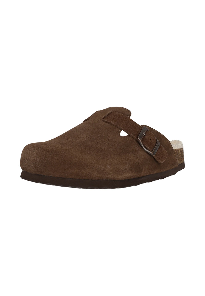 Load image into Gallery viewer, Cruz Unisex Camillo Leather Cork Clog W/warm Lining Chestnut CR244222-5139
