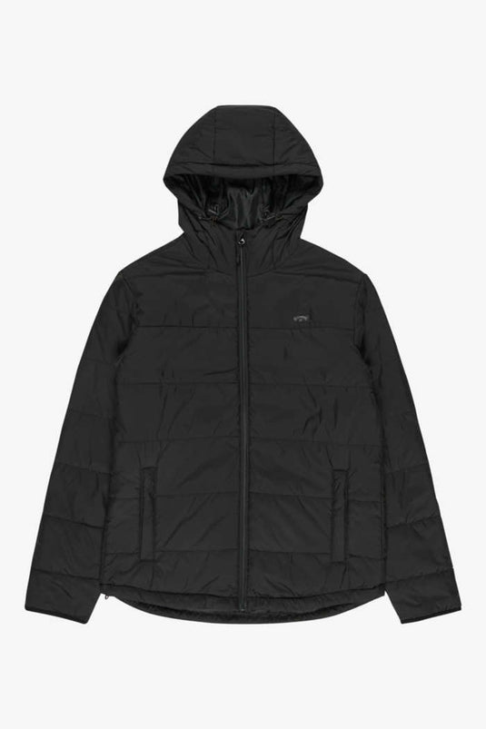 Billabong Men's Journey Hooded Jacket Black EBYJK00145-BLK