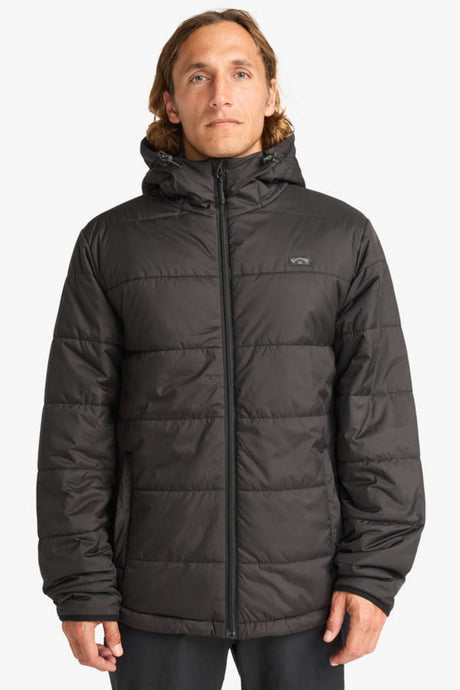 Billabong Men's Journey Hooded Jacket Black EBYJK00145-BLK